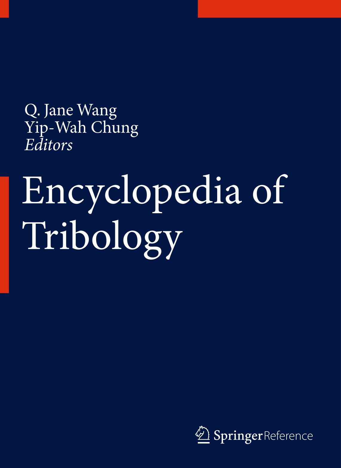 Encyclopedia of Tribology