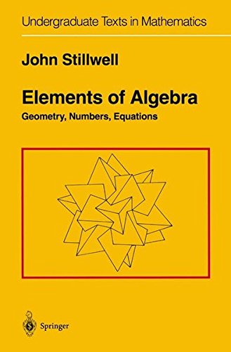 Elements of Algebra