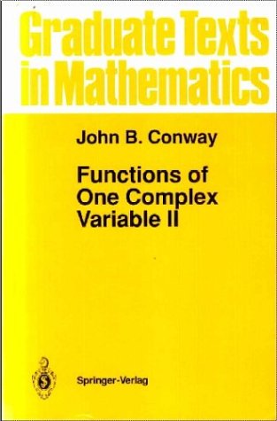 Functions of One Complex Variable II