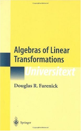 Algebras of Linear Transformations