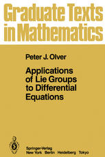 Applications Of Lie Groups To Differential Equations