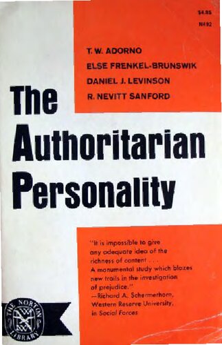 The Authoritarian Personality.