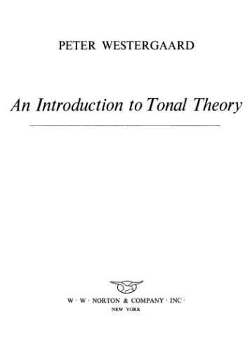 An Introduction to Tonal Theory