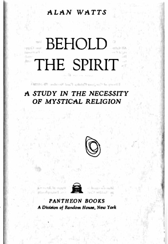 Behold the Spirit