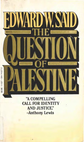 The Question of Palestine