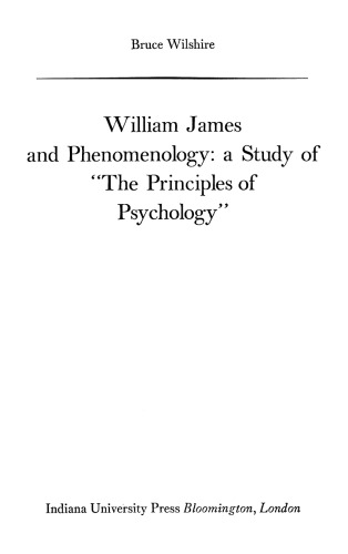 William James And Phenomenology