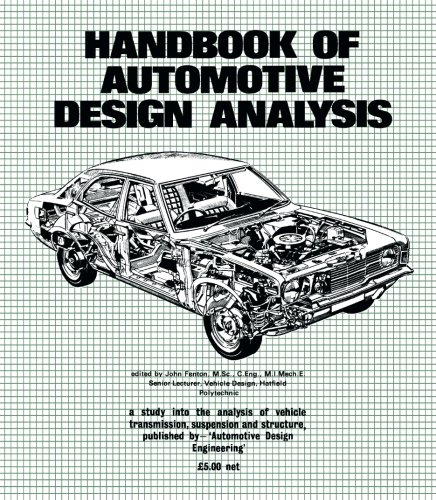 Handbook of automotive design analysis