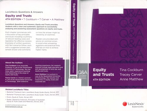 Equity and trusts