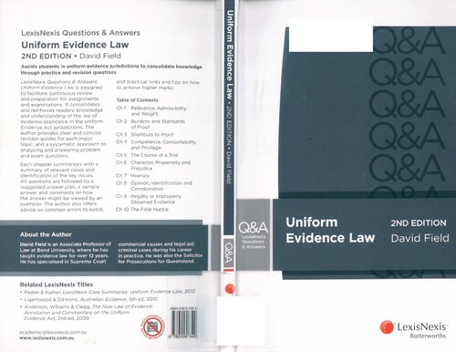 Uniform evidence law