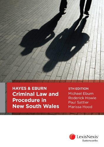 Hayes & Eburn criminal law and procedure in New South Wales