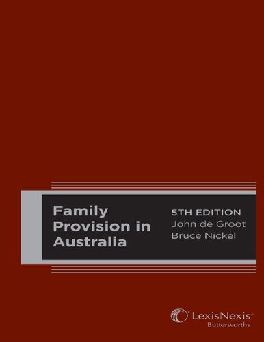 Family provision in Australia