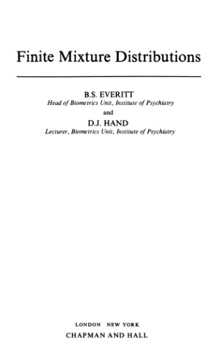 Finite Mixture Distributions