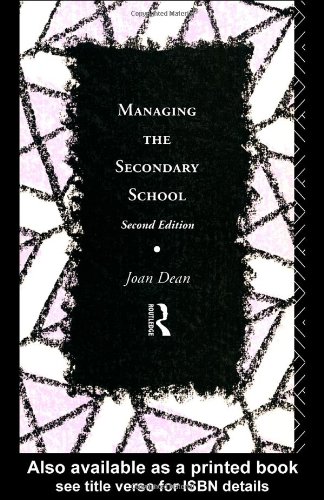 Managing the Secondary School