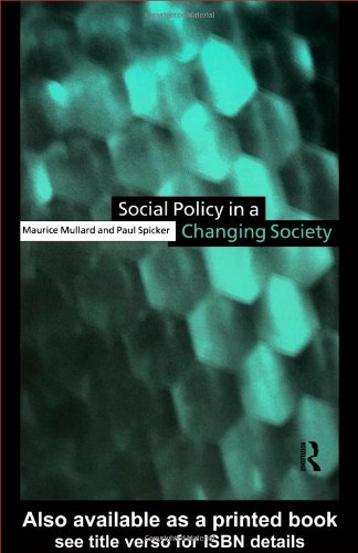 Social Policy in a Changing Society