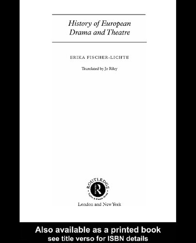 History of European Drama and Theatre