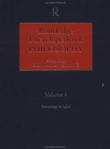 Routledge Encyclopedia Of Philosophy