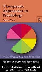 Therapeutic Approaches in Psychology