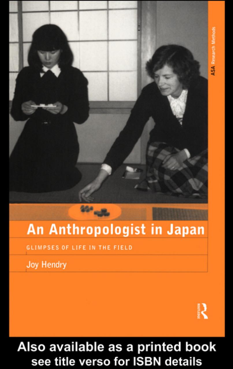 An Anthropologist in Japan