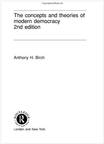 Concepts and Theories of Modern Democracy