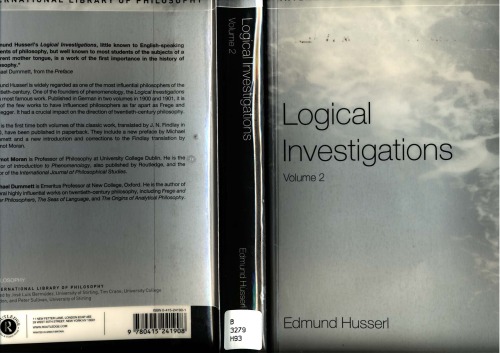 Logical Investigations, Volume 2