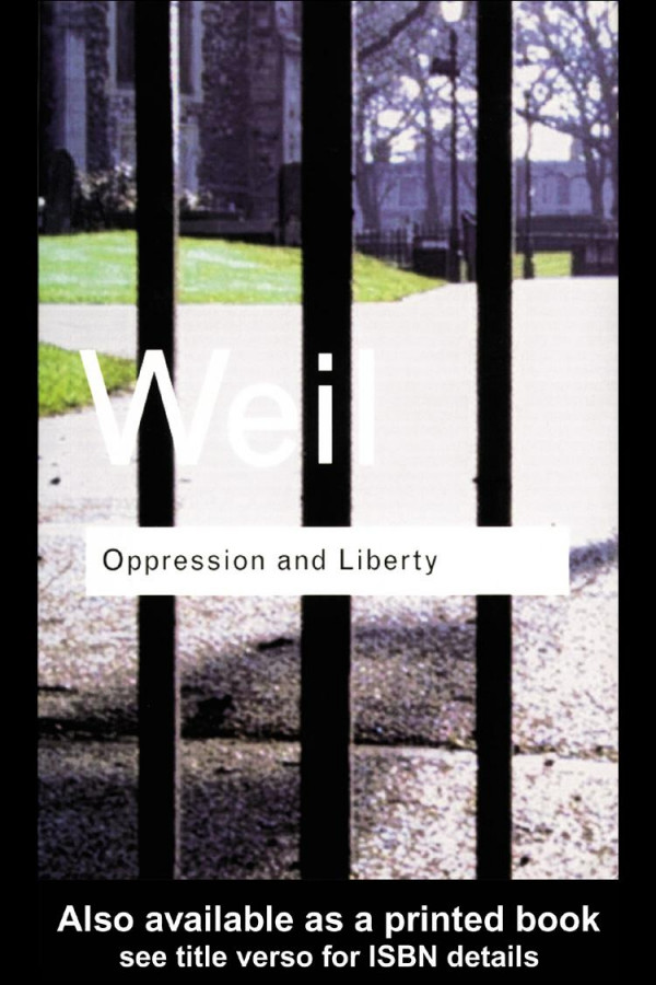 Oppression And Liberty