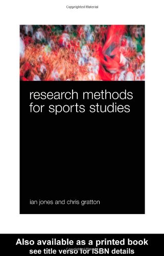 Research Methods for Sports Studies