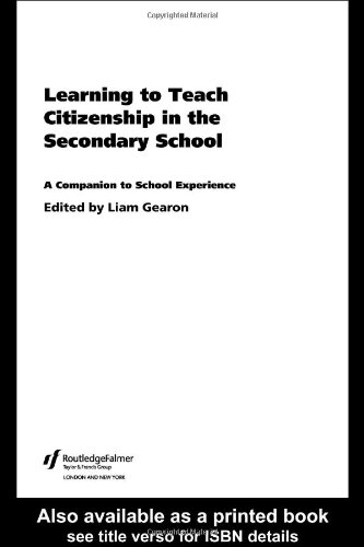 Learning to Teach Citizenship in the Secondary School