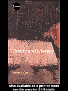 Orality and Literacy