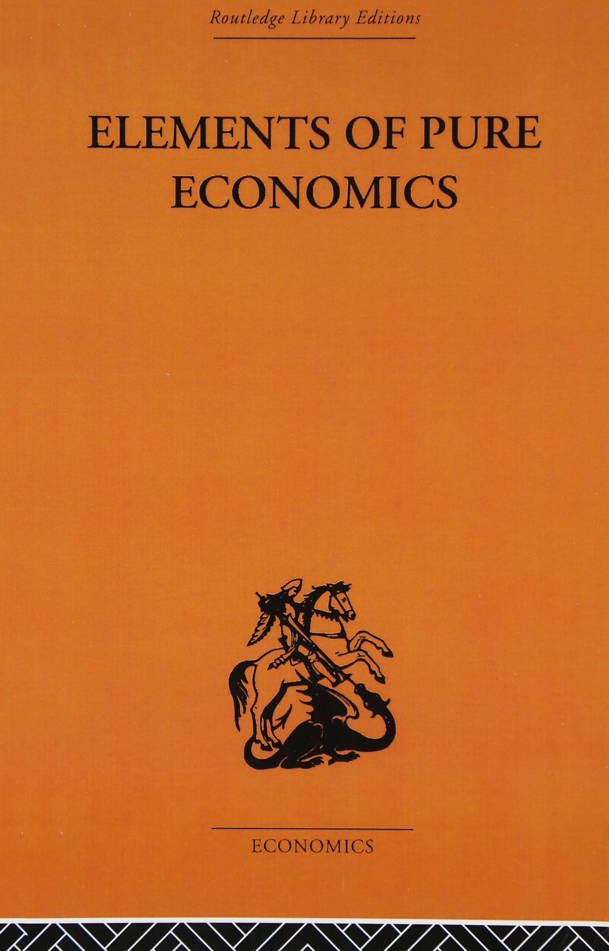 Elements of Pure Economics