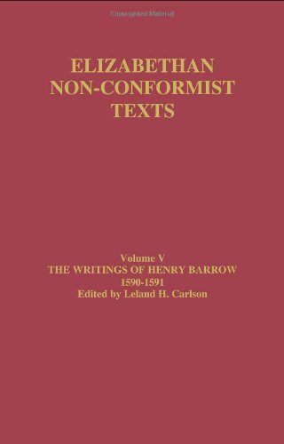 The Writings of Henry Barrow, 1590-91