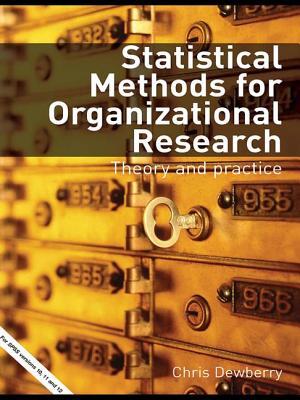 Statistical Methods for Organizational Research