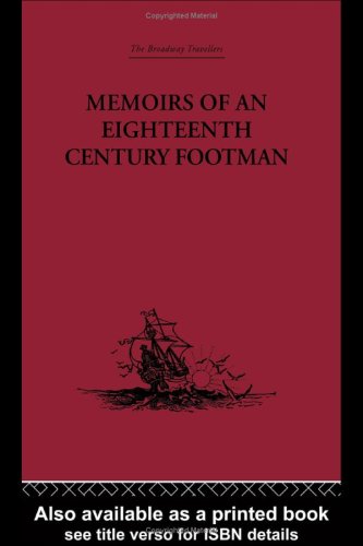 Memoirs of an Eighteenth Century Footman