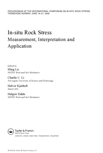 In-Situ Rock Stress