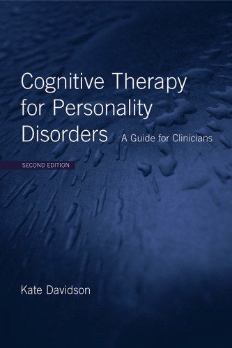 Cognitive Therapy For Personality Disorders