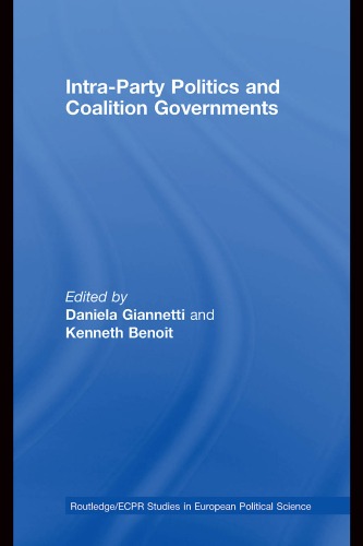 Intra-Party Politics and Coalition Governments