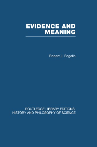 Evidence and Meaning