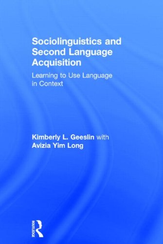 Sociolinguistics and Second Language Acquisition