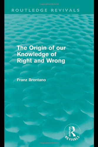 The Origin of Our Knowledge of Right and Wrong