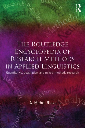 The Routledge Encyclopedia of Research Methods in Applied Linguistics
