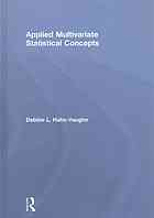 Applied Multivariate Statistical Concepts