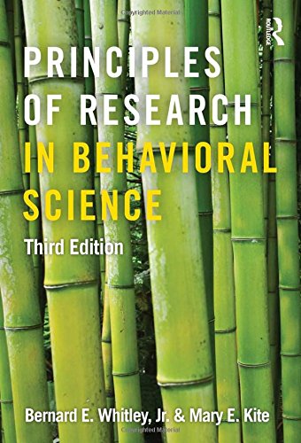 Principles of Research in Behavioral Science