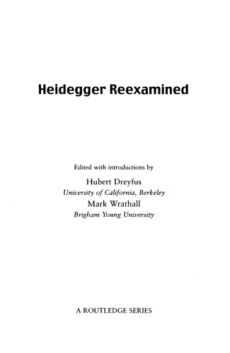 Truth, Realism, and the History of Being (Heidegger Reexamined, Volume 2)