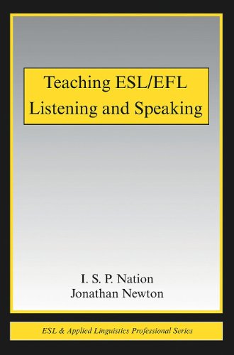 Teaching ESL/EFL Listening and Speaking