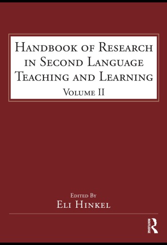 Handbook of Research in Second Language Teaching and Learning