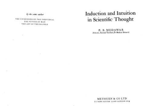 Induction and Intuition in Scientific Thought