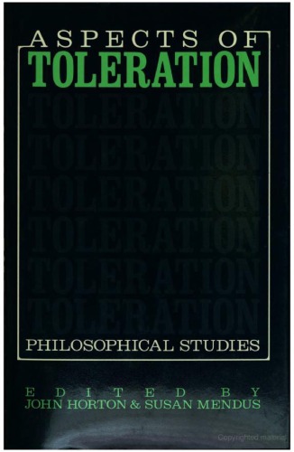 Aspects Of Toleration