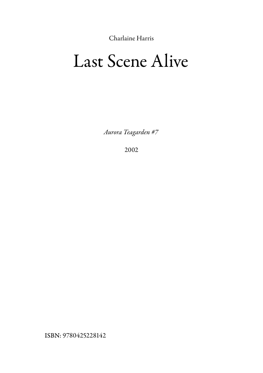 Last Scene Alive