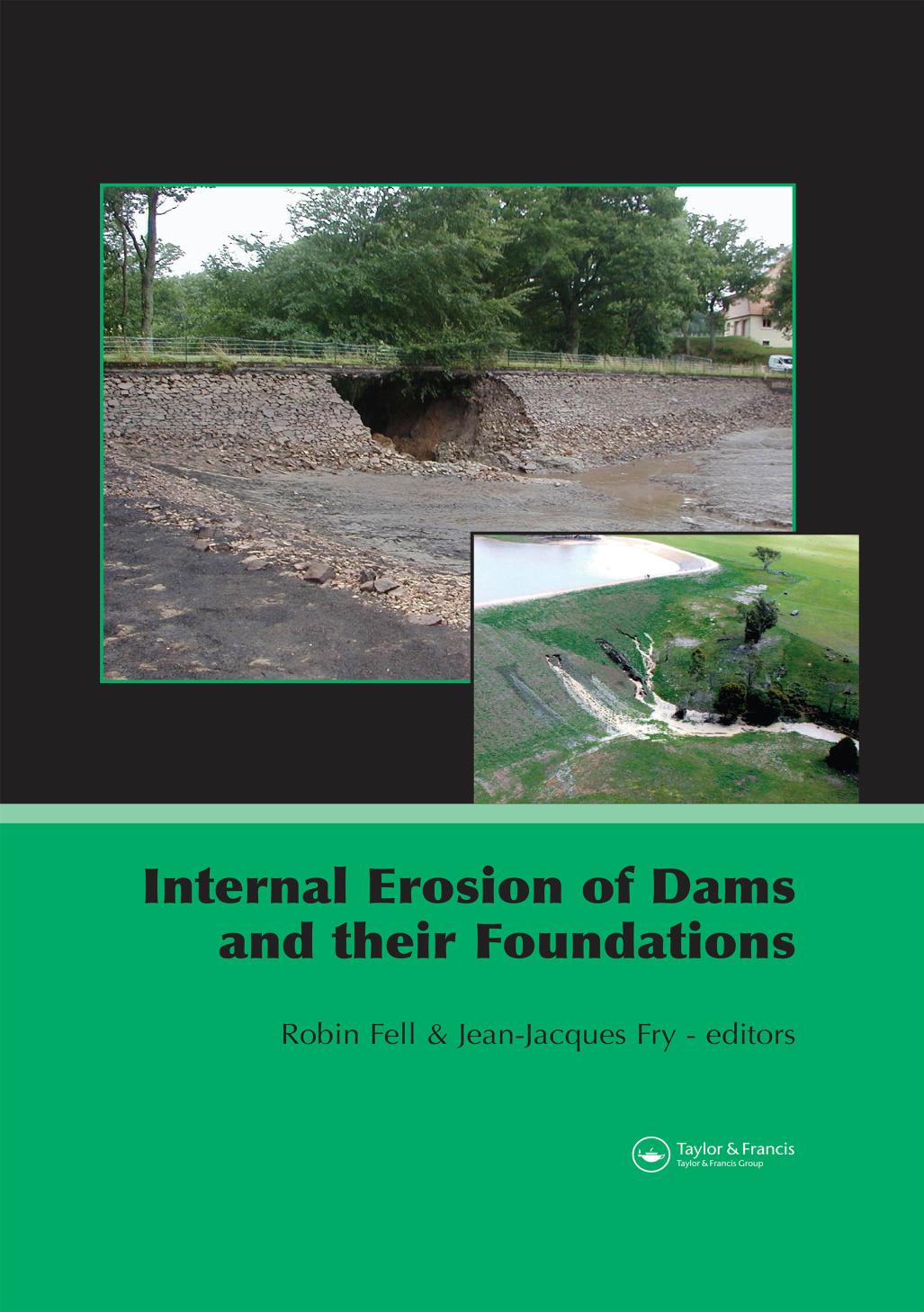 Internal erosion of dams and their foundations