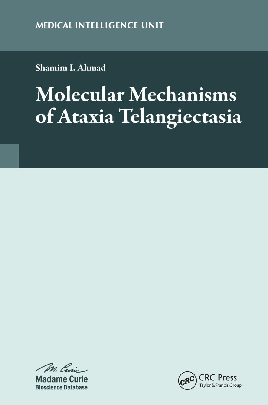 Molecular mechanisms of ataxia telangiectasia