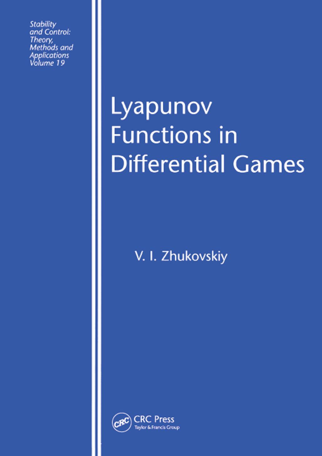 Lyapunov functions in differential games